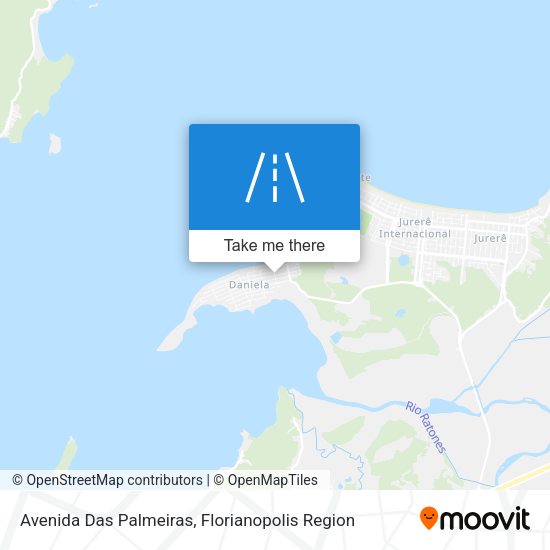 Avenida Das Palmeiras map