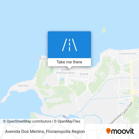 Avenida Dos Merlins map