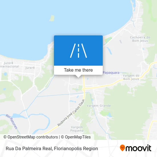 Rua Da Palmeira Real map