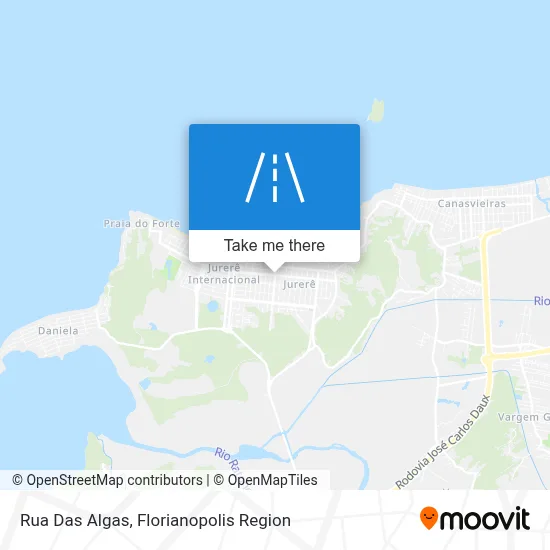 Rua Das Algas map