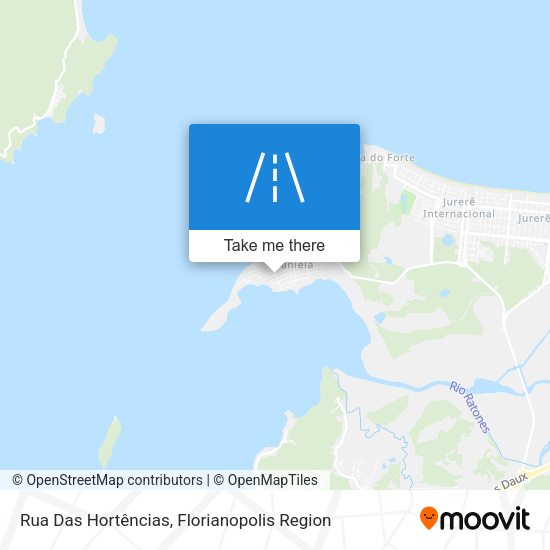 Rua Das Hortências map