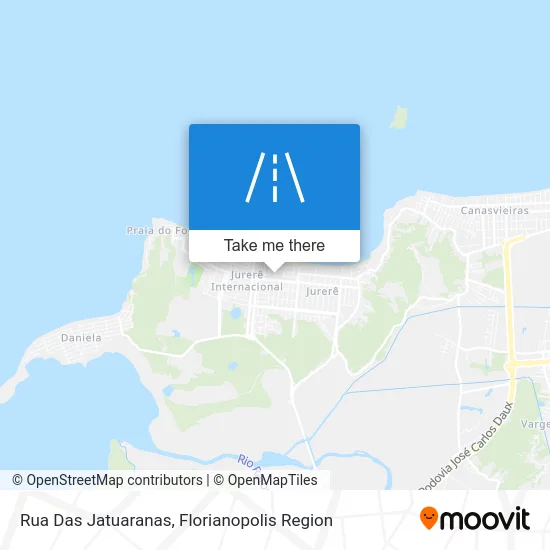 Rua Das Jatuaranas map