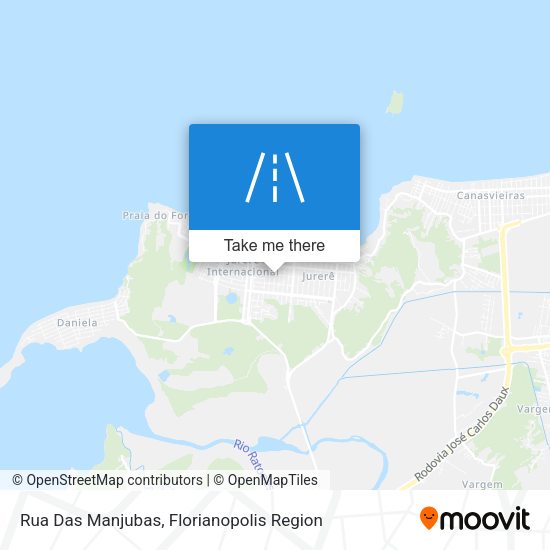 Rua Das Manjubas map