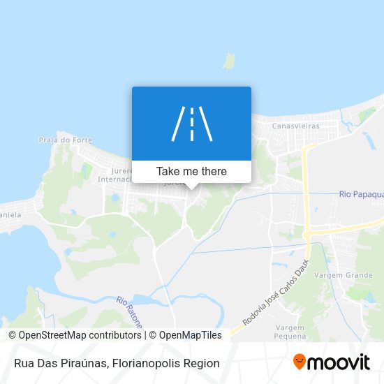 Rua Das Piraúnas map
