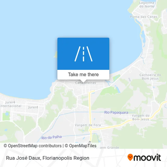 Rua José Daux map