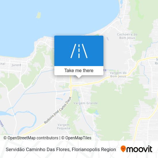 Servidão Caminho Das Flores map