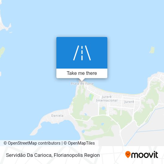 Servidão Da Carioca map