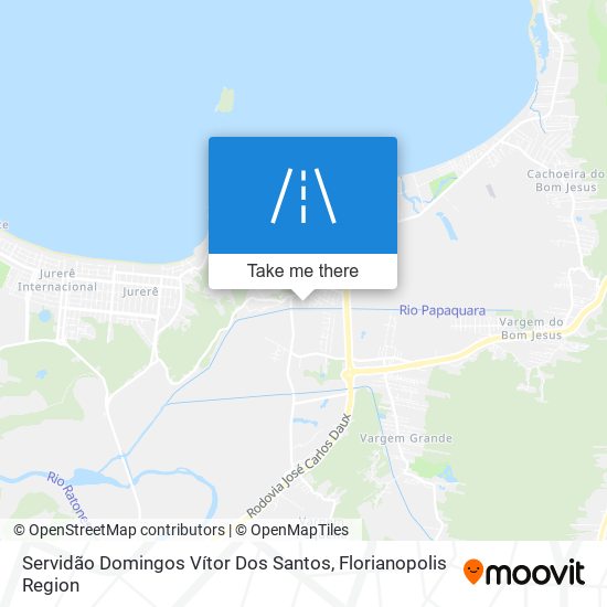 Mapa Servidão Domingos Vítor Dos Santos