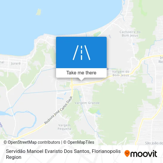Servidão Manoel Evaristo Dos Santos map