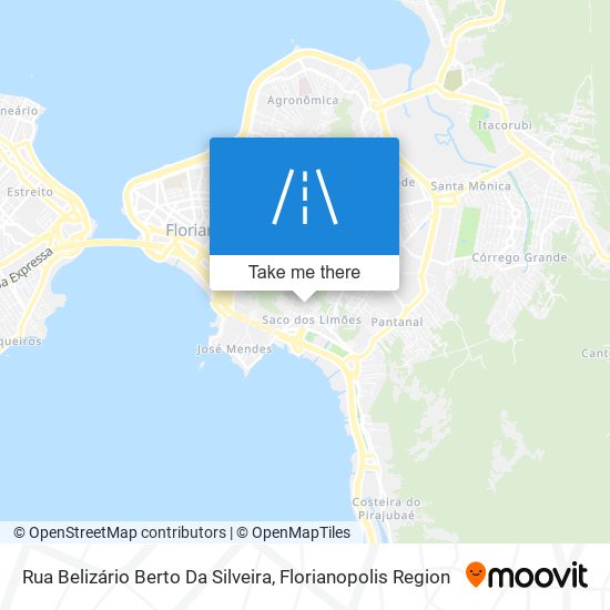 Rua Belizário Berto Da Silveira map