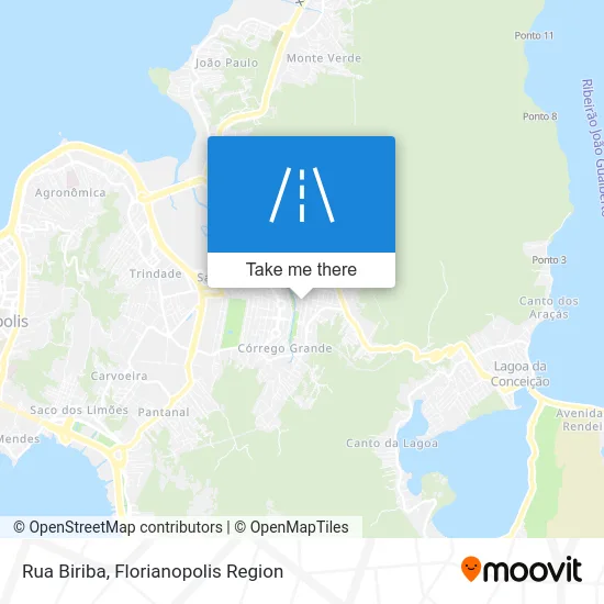 Rua Biriba map