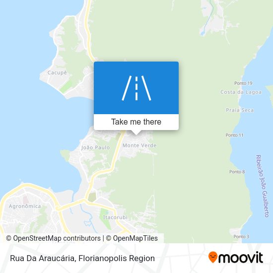Rua Da Araucária map