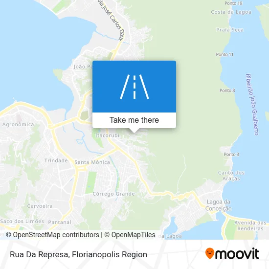 Rua Da Represa map