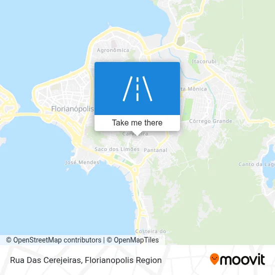 Rua Das Cerejeiras map