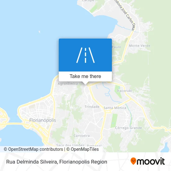 Rua Delminda Silveira map