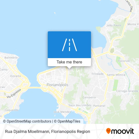 Rua Djalma Moellmann map