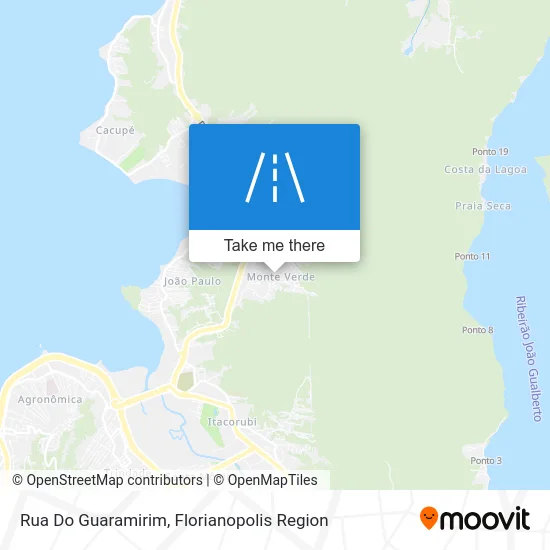 Rua Do Guaramirim map