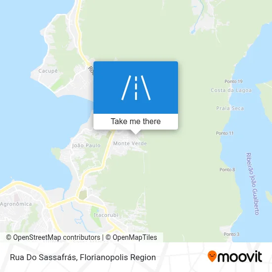 Rua Do Sassafrás map