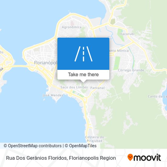 Rua Dos Gerânios Floridos map