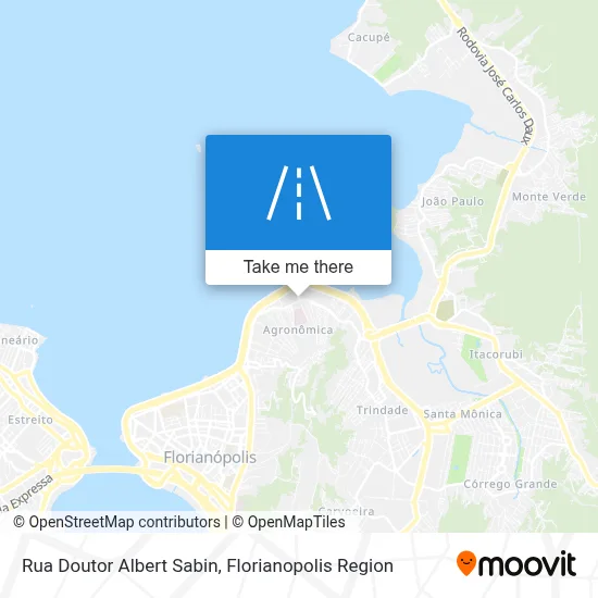 Rua Doutor Albert Sabin map