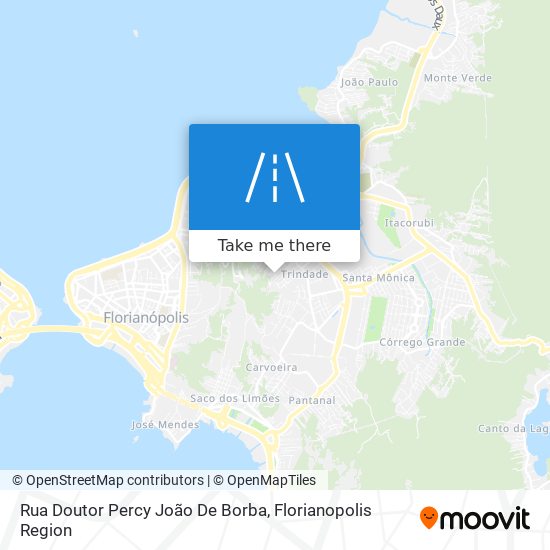 Mapa Rua Doutor Percy João De Borba