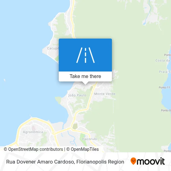 Rua Dovener Amaro Cardoso map