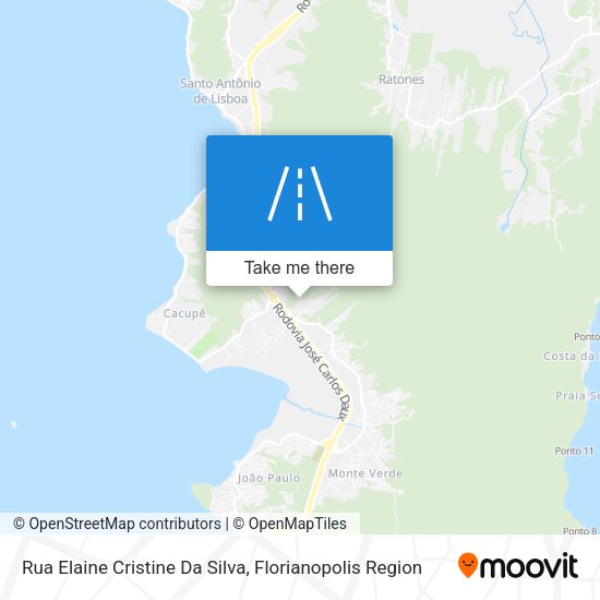 Rua Elaine Cristine Da Silva map