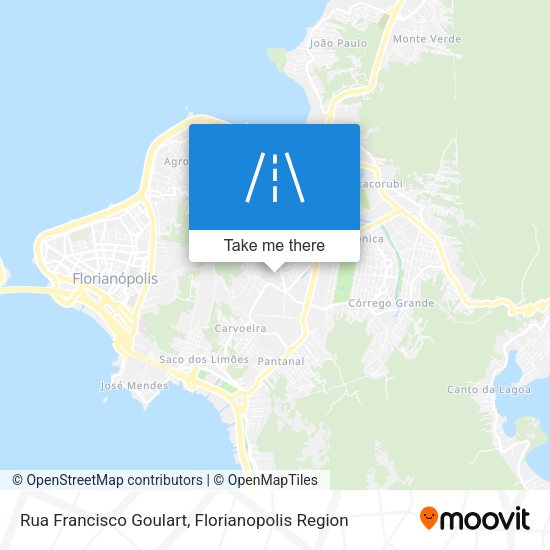 Rua Francisco Goulart map