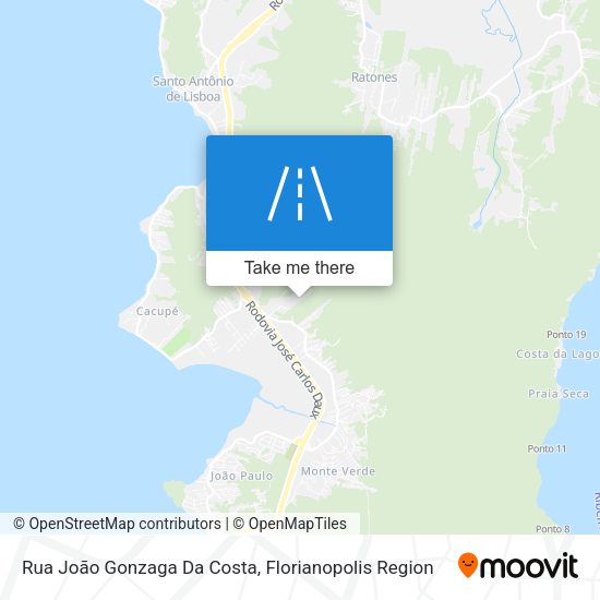 Rua João Gonzaga Da Costa map