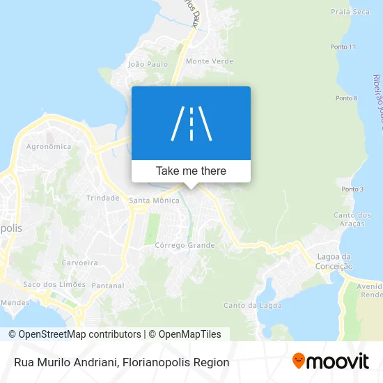 Rua Murilo Andriani map