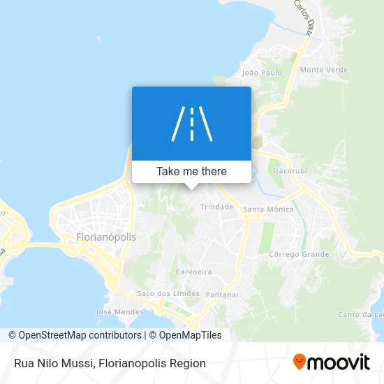 Rua Nilo Mussi map