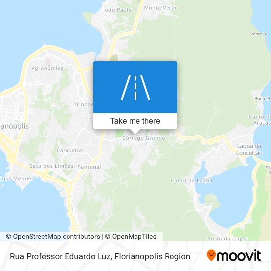 Rua Professor Eduardo Luz map