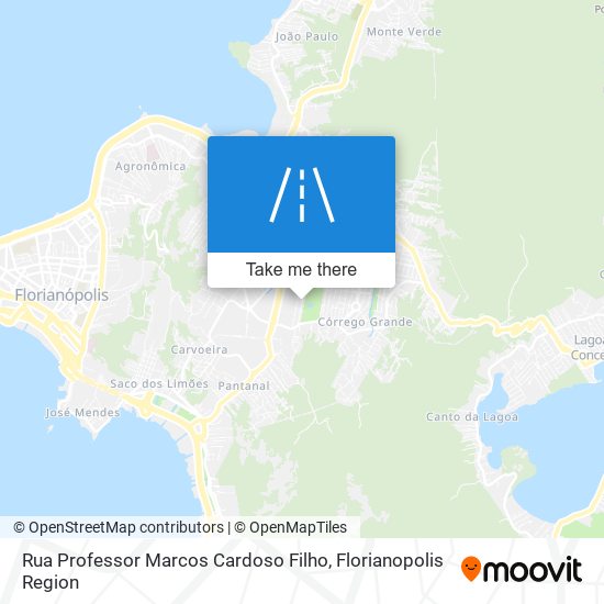 Rua Professor Marcos Cardoso Filho map