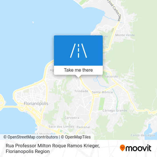 Rua Professor Milton Roque Ramos Krieger map