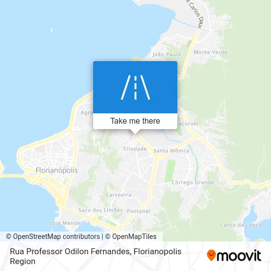 Rua Professor Odilon Fernandes map