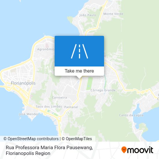 Rua Professora Maria Flora Pausewang map