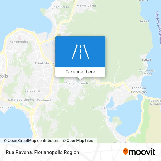 Rua Ravena map