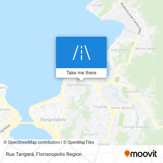 Rua Tangará map