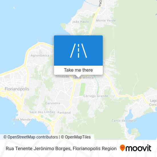 Rua Tenente Jerônimo Borges map