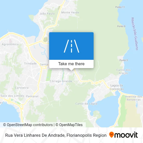 Rua Vera Linhares De Andrade map