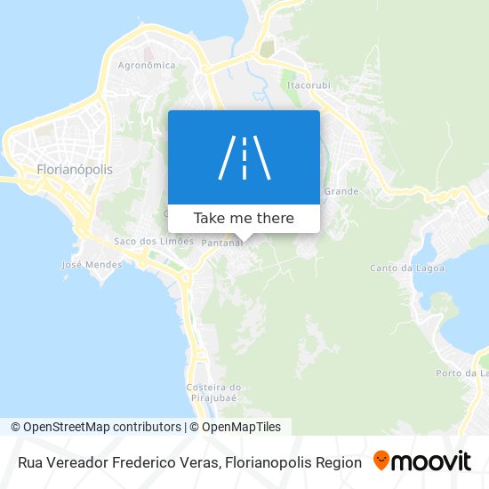 Mapa Rua Vereador Frederico Veras