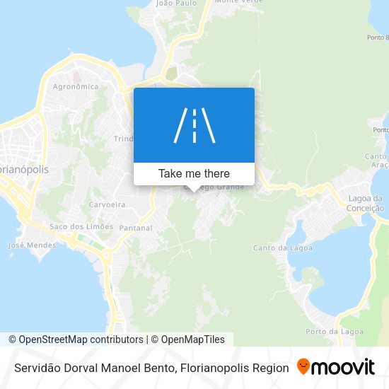 Servidão Dorval Manoel Bento map