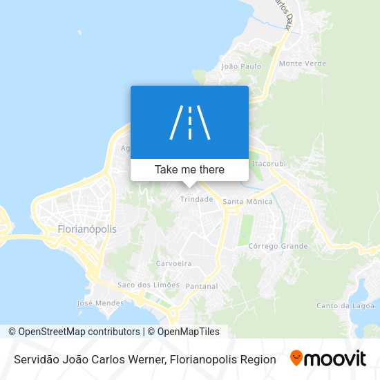Servidão João Carlos Werner map