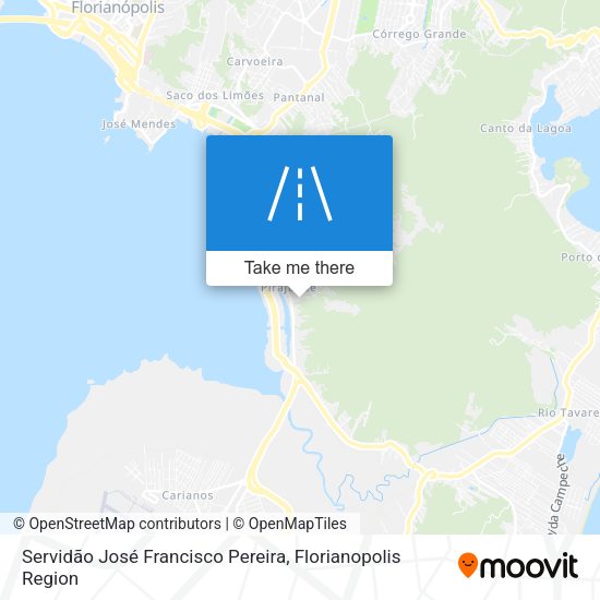 Servidão José Francisco Pereira map