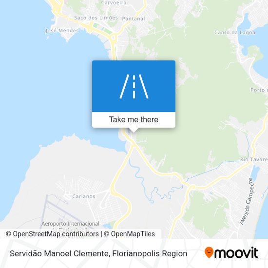 Servidão Manoel Clemente map