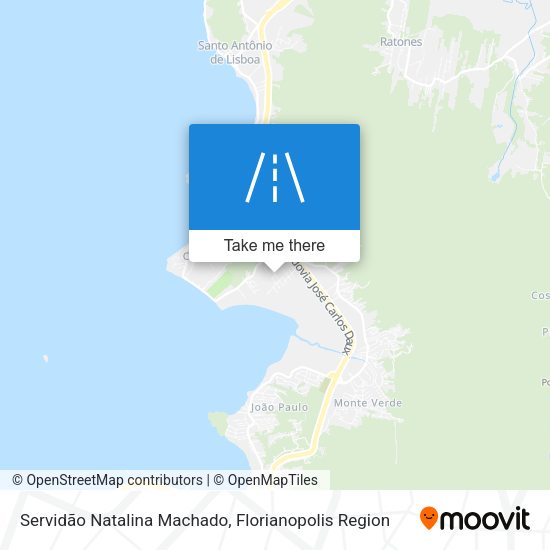 Servidão Natalina Machado map