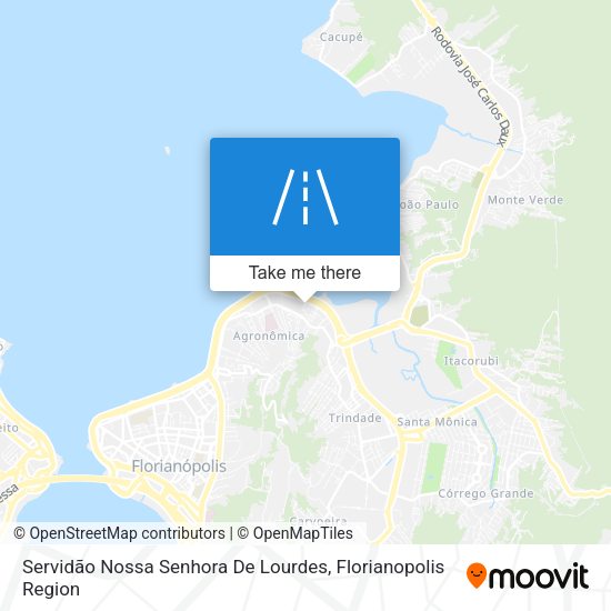Servidão Nossa Senhora De Lourdes map