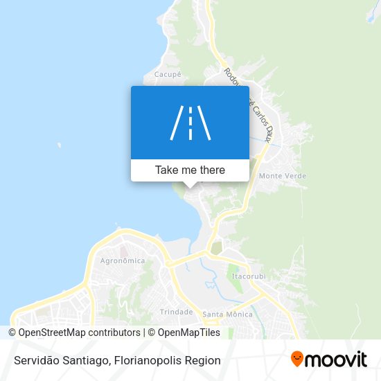 Servidão Santiago map