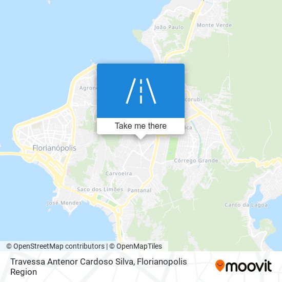 Mapa Travessa Antenor Cardoso Silva