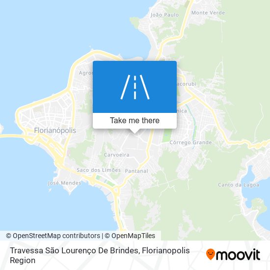 Mapa Travessa São Lourenço De Brindes